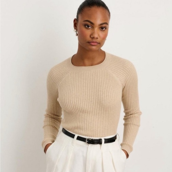 Alex Mill Sweaters - Alex mill cotton cashmere sweater size medium tan